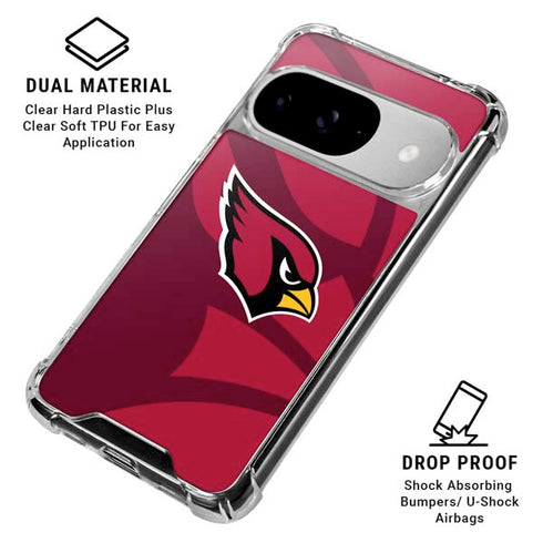 NFL Arizona Cardinals Double Vision Google Pixel 10 Clear Case